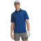 UNDER ARMOUR Tech Poloshirt Herren 427 - varsity blue/pitch gray/pitch gray M