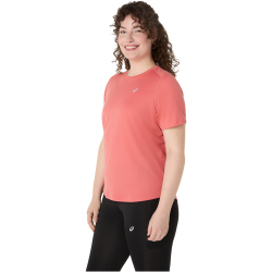 ASICS Core Trainingsshirt Damen 702 - dark pink clay S