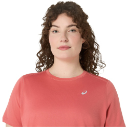 ASICS Core Trainingsshirt Damen 702 - dark pink clay S