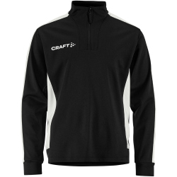 CRAFT Evolve 2.0 Contrast 1/2-Zip Trainings-Top Kinder 999W - black/contrast white 146/152