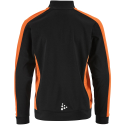 CRAFT Evolve 2.0 Contrast 1/2-Zip Trainings-Top Kinder 999J - black/orange 146/152