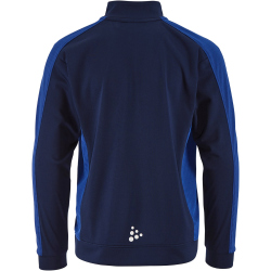 CRAFT Evolve 2.0 Contrast 1/2-Zip Trainings-Top Kinder 390C - navy/club cobolt 146/152