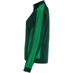 CRAFT Evolve 2.0 Contrast 1/2-Zip Trainings-Top Damen 639T - forest/team green S