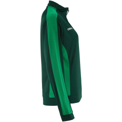 CRAFT Evolve 2.0 Contrast 1/2-Zip Trainings-Top Damen 639T - forest/team green S
