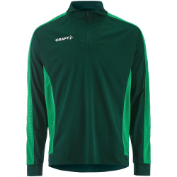CRAFT Evolve 2.0 Contrast 1/2-Zip Trainings-Top Herren 639T - forest/team green S