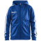CRAFT Pro Control Kapuzen-Trainingsjacke Kinder 345900 - royal/white 134/140