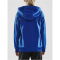 CRAFT Pro Control Kapuzen-Trainingsjacke Kinder 345900 - royal/white 134/140