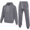 NIKE Park 26 Fleece Jogginganzug mit Kapuze Herren 071 - charcoal heathr/white L