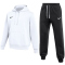 NIKE Park 26 Fleece Jogginganzug mit Kapuze Herren 100 - white/black M