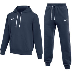 NIKE Park 26 Fleece Jogginganzug mit Kapuze Herren 410 - midnight navy/white L