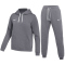 NIKE Park 26 Fleece Jogginganzug mit Kapuze Damen 071 - charcoal heathr/white S