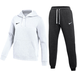 NIKE Park 26 Fleece Jogginganzug mit Kapuze Damen 100 - white/black S