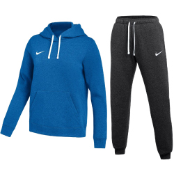 NIKE Park 26 Fleece Jogginganzug mit Kapuze Damen 463 - royal blue/white S