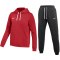 NIKE Park 26 Fleece Jogginganzug mit Kapuze Damen 657 - university red/white L