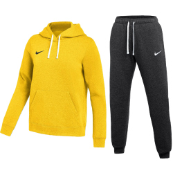 NIKE Park 26 Fleece Jogginganzug mit Kapuze Damen 719 - tour yellow/black L