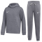 NIKE Park 26 Fleece Jogginganzug mit Kapuze Kinder 071 - charcoal heathr/white L (147-158 cm)