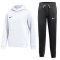 NIKE Park 26 Fleece Jogginganzug mit Kapuze Kinder 100 - white/black L (147-158 cm)