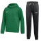 NIKE Park 26 Fleece Jogginganzug mit Kapuze Kinder 302 - pine green/white L (147-158 cm)