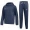 NIKE Park 26 Fleece Jogginganzug mit Kapuze Kinder 410 - midnight navy/white L (147-158 cm)