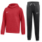NIKE Park 26 Fleece Jogginganzug mit Kapuze Kinder 657 - university red/white L (147-158 cm)