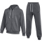 NIKE Park 26 Fleece Jogginganzug mit Kapuze Herren 063 - dk grey heather/black M