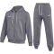 NIKE Park 26 Fleece Jogginganzug mit Kapuze Herren 071 - charcoal heathr/white 3XL