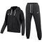 NIKE Park 26 Fleece Jogginganzug mit Kapuze Damen 010 - black/white L