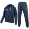 NIKE Park 26 Fleece Jogginganzug mit Kapuze Damen 410 - midnight navy/white L