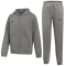 NIKE Park 26 Fleece Jogginganzug mit Kapuze Kinder 063 - dk grey heather/black M (137-147 cm)
