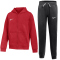 NIKE Park 26 Fleece Jogginganzug mit Kapuze Kinder 657 - university red/white M (137-147 cm)