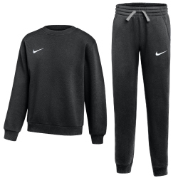 NIKE Park 26 Fleece Crew Neck Jogginganzug Kinder 010 - black/white M (137-147 cm)