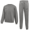 NIKE Park 26 Fleece Crew Neck Jogginganzug Kinder 063 - dk grey heather/black S (128-137 cm)