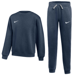 NIKE Park 26 Fleece Crew Neck Jogginganzug Kinder 410 - midnight navy/white L (147-158 cm)