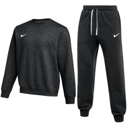 NIKE Park 26 Fleece Crew Neck Jogginganzug Herren 010 - black/white M