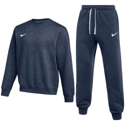 NIKE Park 26 Fleece Crew Neck Jogginganzug Herren 410 - midnight navy/white L