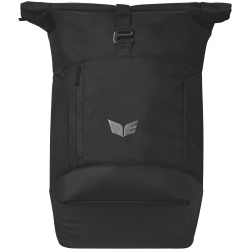 erima Rolltop Rucksack schwarz