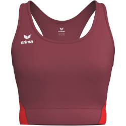erima T&F Wings Sport-BH Damen bordeaux/rot 32