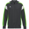 erima Celebrate 125 Kapuzen-Trainingsjacke Kinder schwarz/green gecko 116