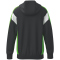 erima Celebrate 125 Kapuzen-Trainingsjacke Kinder schwarz/green gecko 116