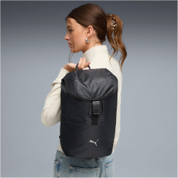 PUMA Pop Rucksack Small 07 - PUMA black/PUMA script aop