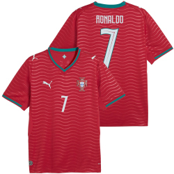 PUMA Portugal Heimtrikot mit Spielerdruck 2026 Herren 77...