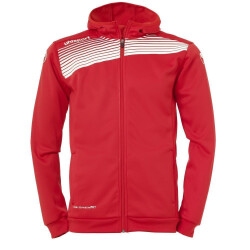 uhlsport Liga 2.0 Kapuzenjacke rot/weiß 128