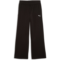PUMA Essentials Wide Leg French Terry Jogginghose Mädchen 01 - PUMA black 164