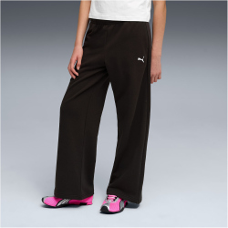 PUMA Essentials Wide Leg French Terry Jogginghose Mädchen 01 - PUMA black 164