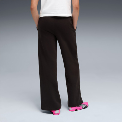 PUMA Essentials Wide Leg French Terry Jogginghose Mädchen 01 - PUMA black 164