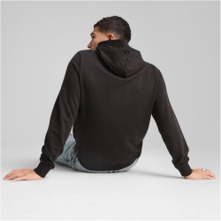 PUMA Essentials 2 Color Small No. 1 Logo French Terry Hoodie Herren 01 - PUMA black 3XL