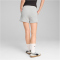 PUMA Essentials Small No. 1 Logo 5 French Terry High-Waist Sweatshorts Damen 04 - light gray heather XS