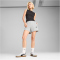 PUMA Essentials Small No. 1 Logo 5 French Terry High-Waist Sweatshorts Damen 04 - light gray heather XS