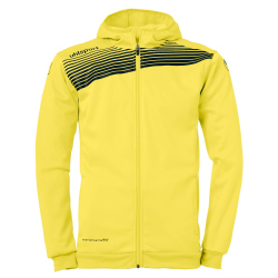 uhlsport Liga 2.0 Kapuzenjacke limonengelb/schwarz L
