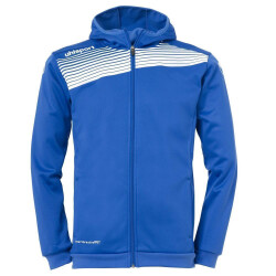 uhlsport Liga 2.0 Kapuzenjacke azurblau/weiß 164